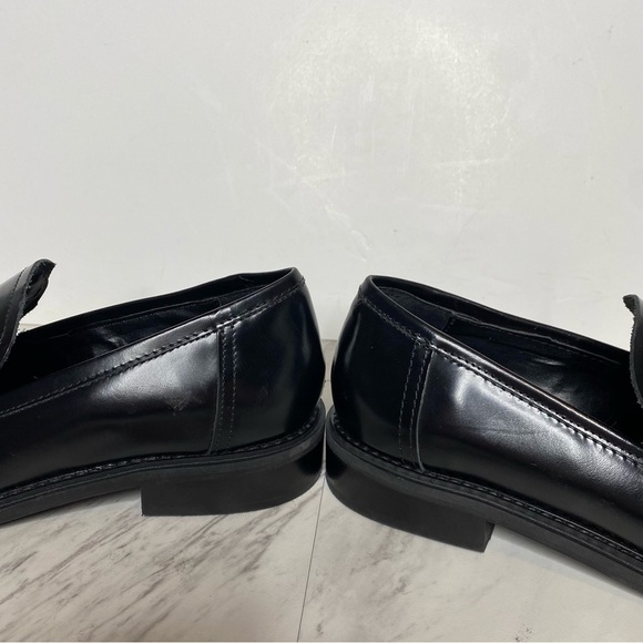 Steve Madden Larusso Black Leather Loafer 8M - Picture 8 of 14